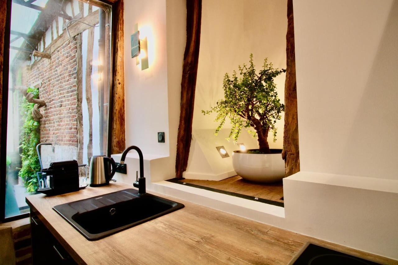 L'Atelier 1742 - Atypique Jacuzzi Rouen Centre Appartement Buitenkant foto